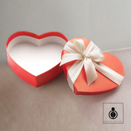 Heart-Shaped Rigid Gift Box - Design Packaging & Printing